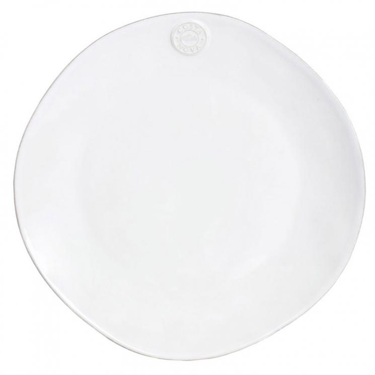 Белая подставная тарелка из огнеупорной керамики Nova Costa Nova - фото
