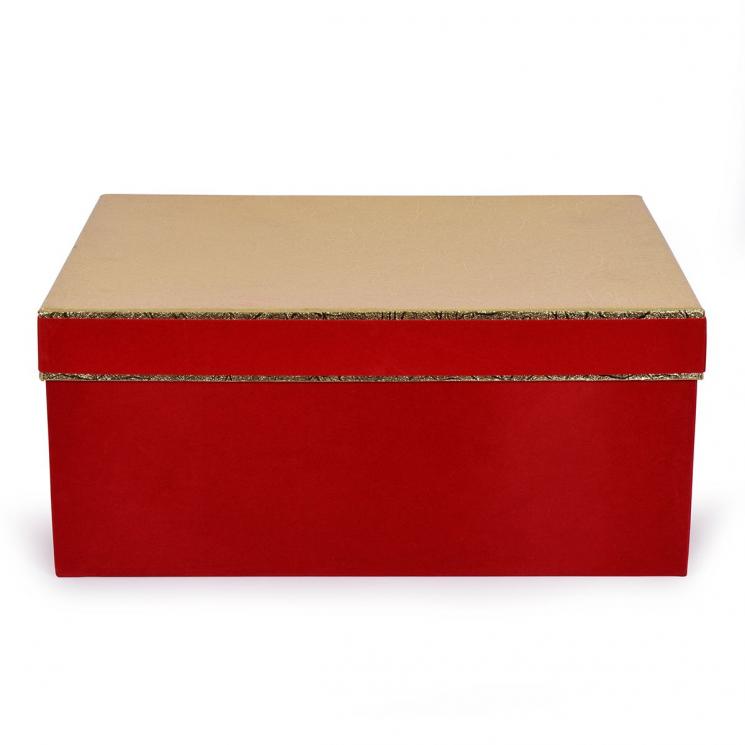 Прямоугольная подарочная коробка красного цвета Mercury - фото