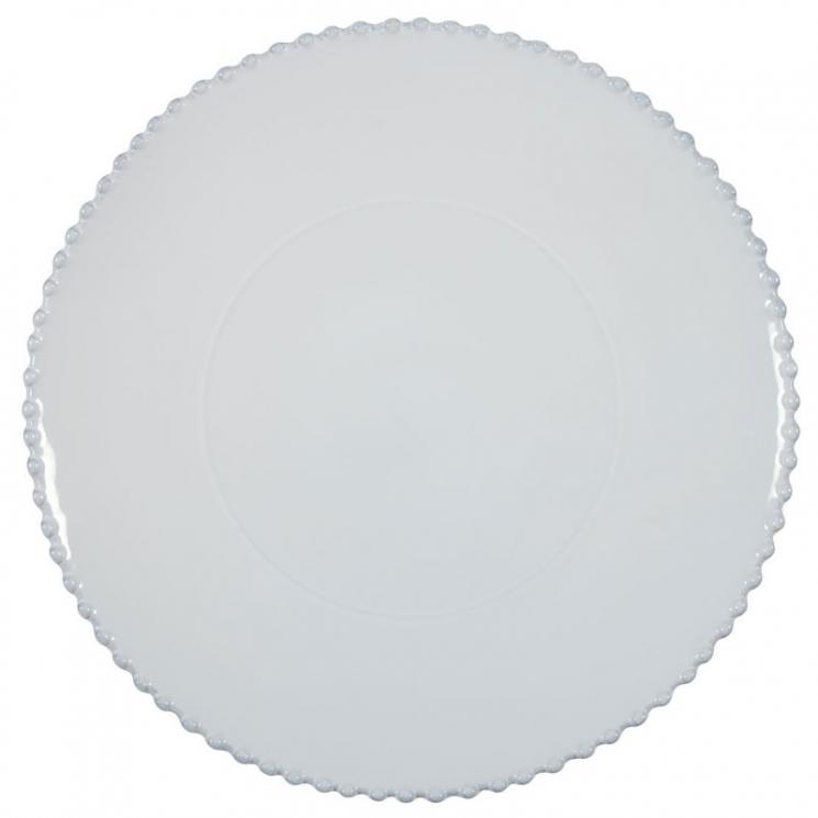 Тарелка для нарезки белая Pearl Costa Nova - фото