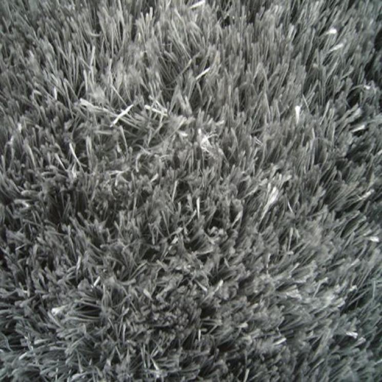 Светло-серый длинноворсовый ковер для дома Shaggy Fluo SL Carpet - фото