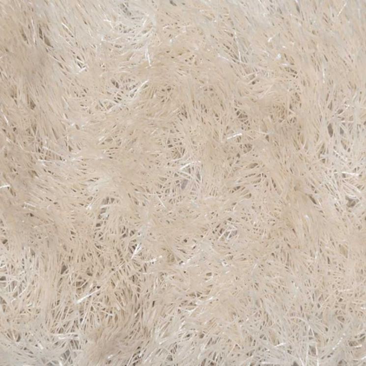 Мягкий пушистый ковер молочного цвета Shaggy Fluo SL Carpet - фото