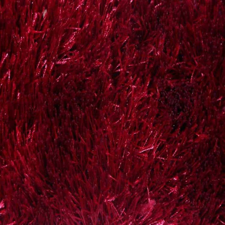 Пушистый ковер красивого винного цвета Shaggy Fluo SL Carpet - фото