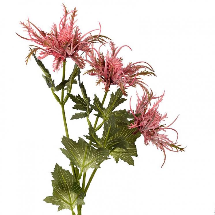 Искусственное растение Эрингиум розового цвета - фото