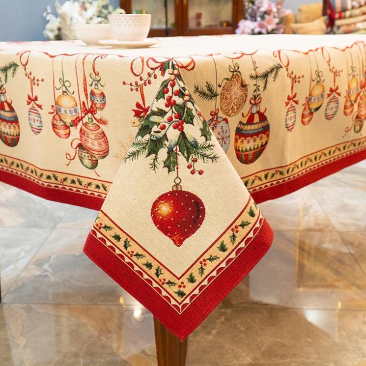 Коллекция новогоднего текстиля Снежный хоровод Villa Grazia - фото