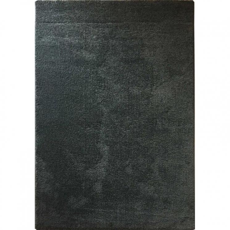 Мягкий длинноворсовый ковер цвета антрацита Sun SL Carpet - фото