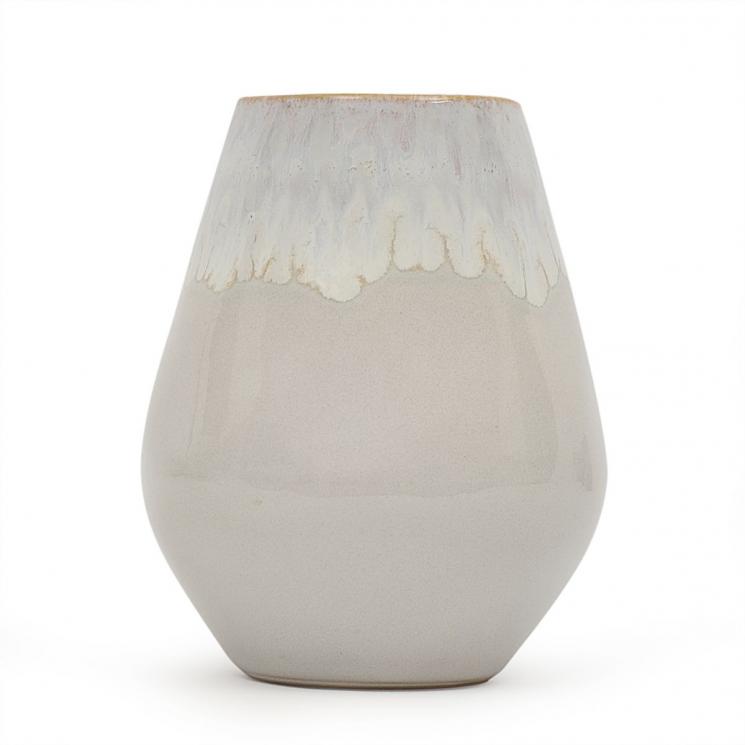 Небольшая керамическая ваза ручной работы из морской коллекции Brisa - фото