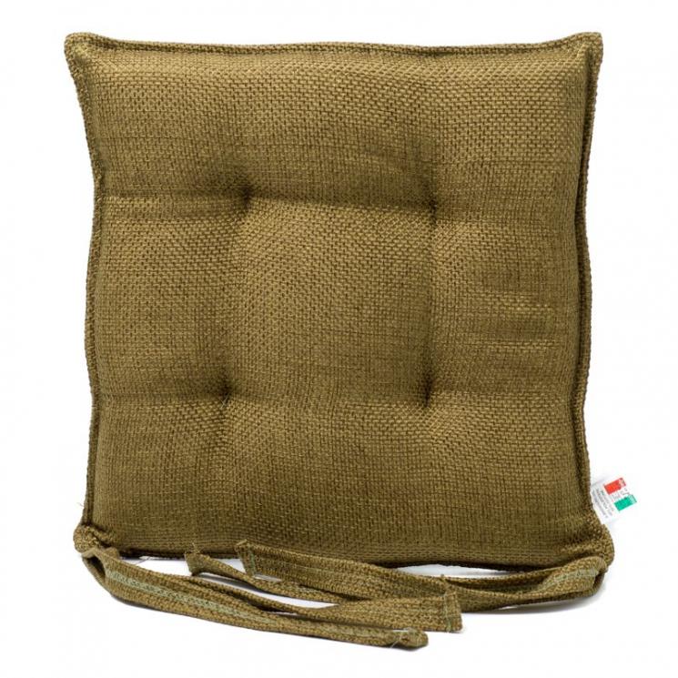Подушка для стула зеленая Emilia Arredamento - фото