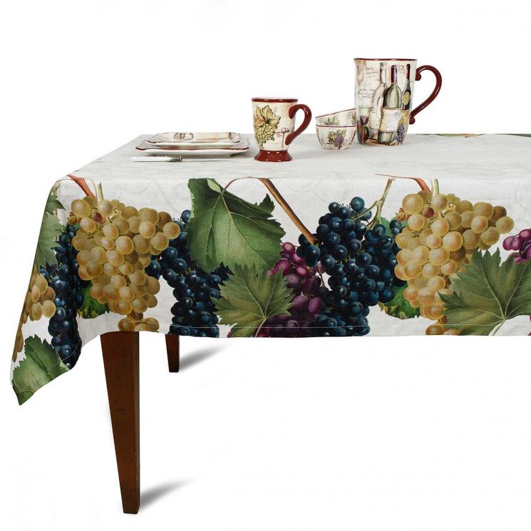 Коллекция хлопкового текстиля с рисунками спелых ягод "Виноградная лоза" Centrotex - фото
