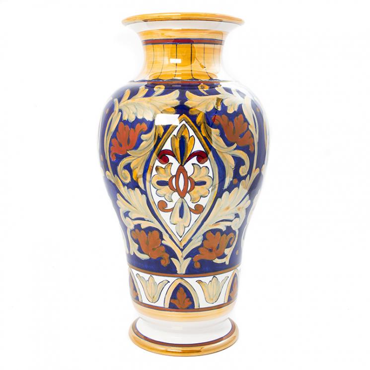 Классическая ваза из коллекции керамики в стиле Ренессанс Lustro Antico L´Antica Deruta - фото