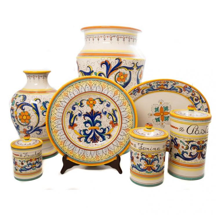 Коллекция роскошной керамики ручного изготовления Ricco L´Antica Deruta - фото