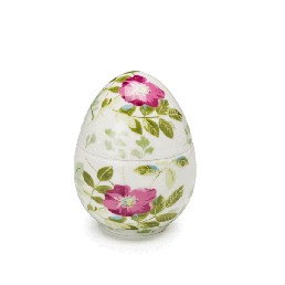 Оригинальная шкатулка в форме яйца "Цветы"