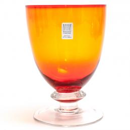 Набор из 6-ти оранжевых стеклянных бокалов для вина Tahiti