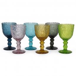 Набор из 6-ти разноцветных бокалов из стекла Corinto