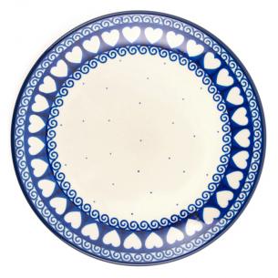 Набор десертных тарелок из керамики "Валентинки", 6 шт