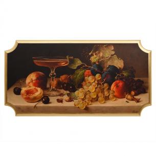 Репродукция картины Эмили Прейер "Летние фрукты и шампанское"