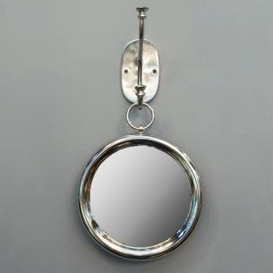 Зеркало настенное круглое из алюминия HazenKamp