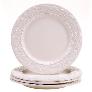 Набор из 4-х обеденных тарелок "Флорентийская лоза"