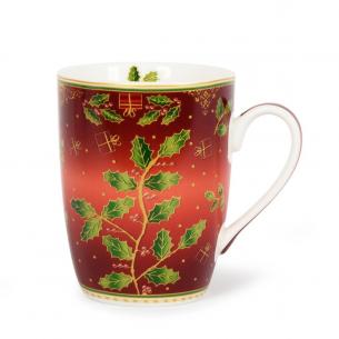 Чашка для чая новогодняя "Волшебный падуб"