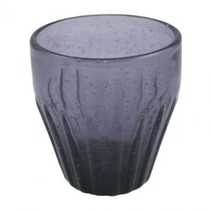 Набор из 6-ти стеклянных стаканов пурпурного цвета