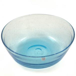 Прозрачный салатник голубого цвета Matisse