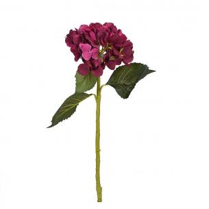 Изящная декоративная ветка Гортензии пурпурного цвета
