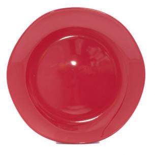 Тарелка обеденная красная Ritmo