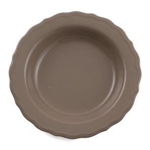 Набор из 6-ти суповых тарелок серо-коричневого цвета Claire