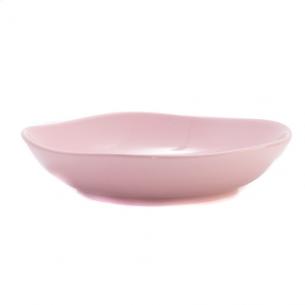 Тарелка для супа Comtesse Milano Ritmo розовая 21 см
