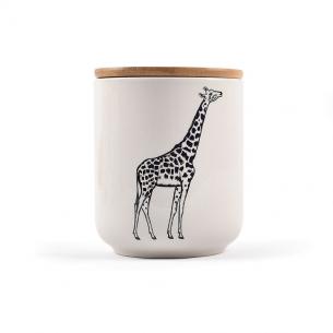 Емкость из керамики с изображением жирафа Masai
