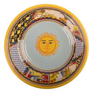 Тарелка суповая с изображением солнца Santa Rosalia