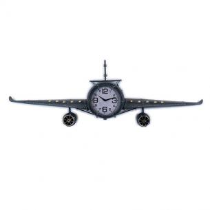 Декоративные часы в виде большого самолета Fokker Loft Clocks & Co
