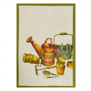 Полотенце с рисунком садовых инструментов Candy Jardin