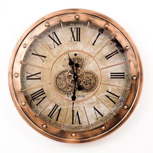Часы стимпанк большого размера Alford Kensington Station Antique Clocks