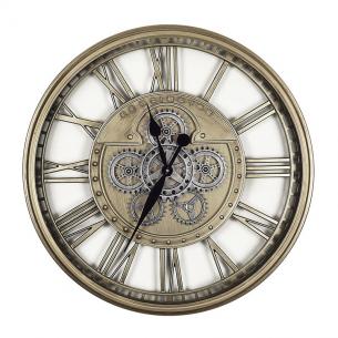 Часы с открытым механизмом в винтажном стиле Levi Skeleton Clocks