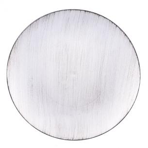 Тарелка подставная серебряного цвета Bastide