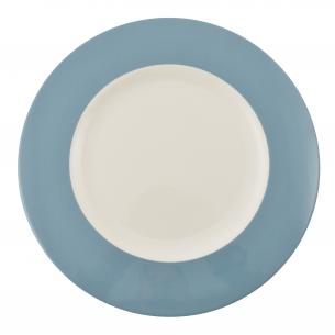 Набор из 6-ти тарелок с голубой каймой