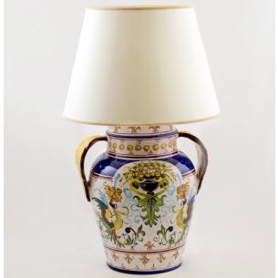 Лампа настольная керамическая ручной росписи