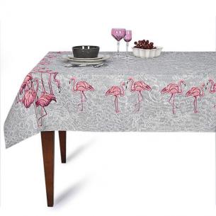 Скатерть из гобелена с тефлоновым покрытием "Фламинго"