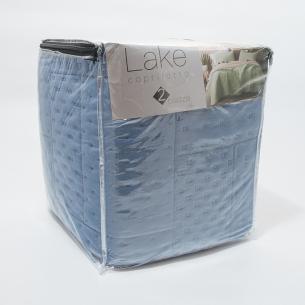 Покрывало Centrotex Lake Cube Quilt 260×260 см синее