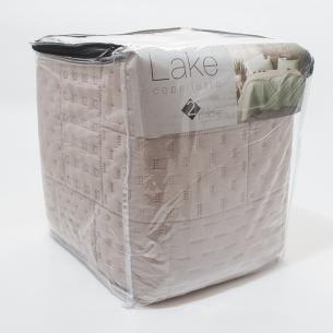 Покрывало Centrotex Lake Cube Quilt 260×260 см бежевое