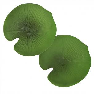 Подставки под тарелки в виде плавающих листьев Лотоса
