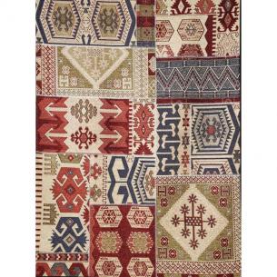 Ковер разноцветный с орнаментами Modern Kilim SL Carpet