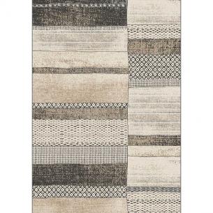 Ковер серый в стиле пэчворк Moon SL Carpet