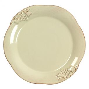 Тарелка обеденная из керамики кремового оттенка Mediterranea