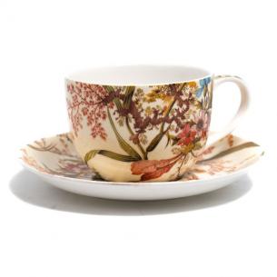 Чашка чайная с блюдцем Cottage Blossom