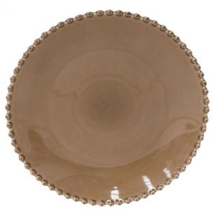 Тарелка обеденная с декорированным краем Pearl
