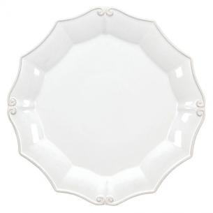 Тарелка подставная белая Barroco