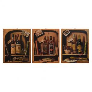 Набор 3-х репродукций картин Decor Toscana Виски 45×56 см