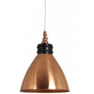 Подвесной светильник-колокол цвета розовое золото