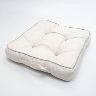 Подушка для стула Centrotex Shine слоновая кость/бежевая